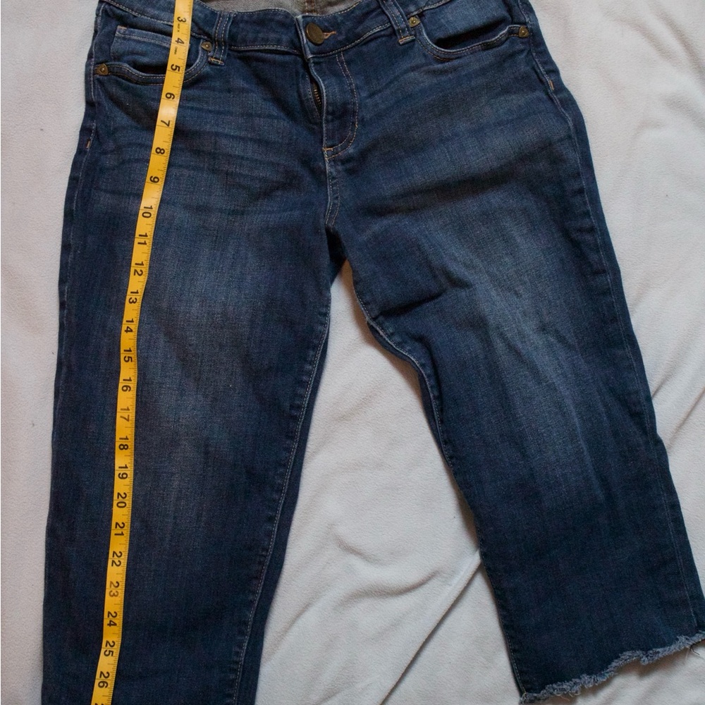 Kut from the Kloth Blue Ankle Cropped Jeans